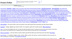 Desktop Screenshot of frasesfeitas.com.br